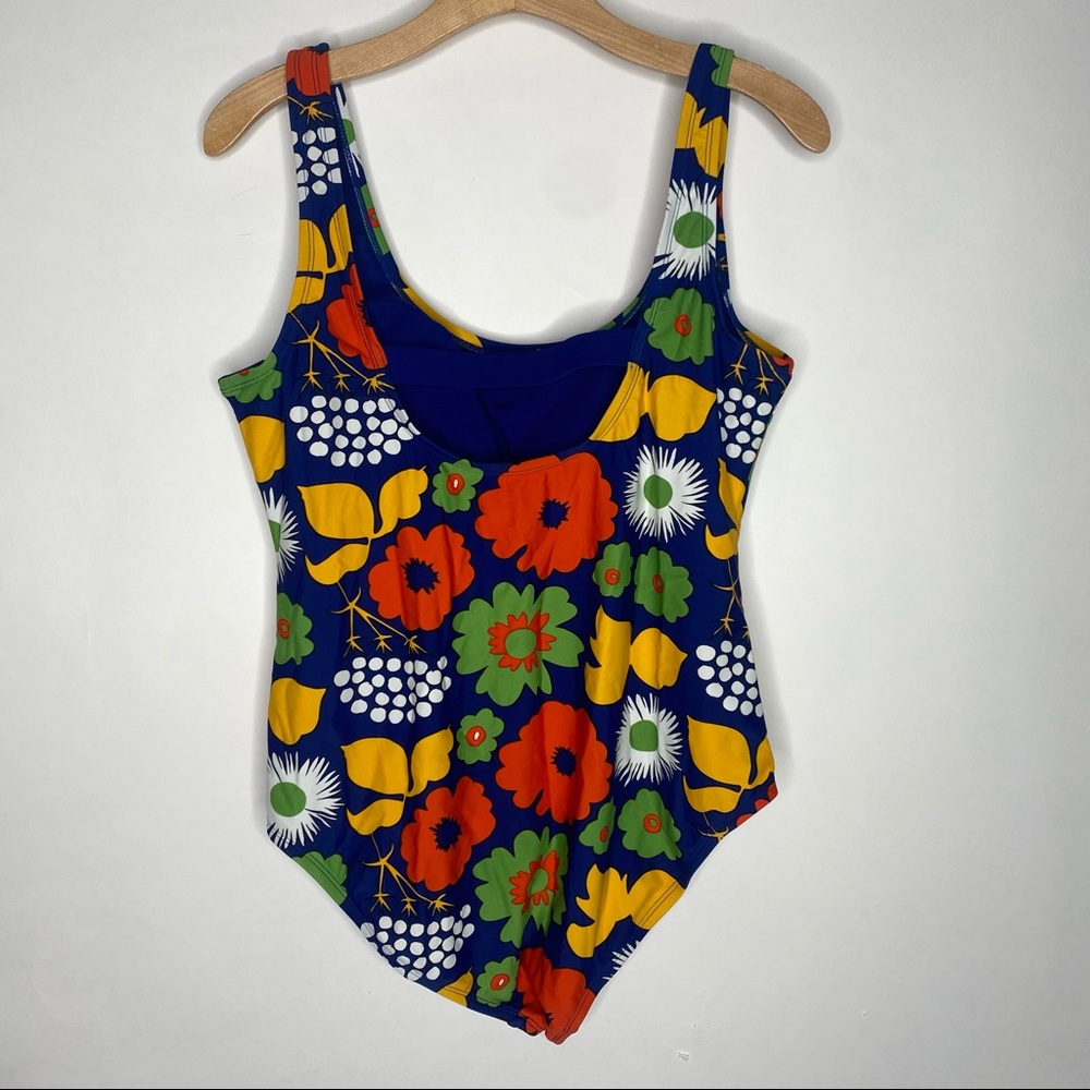 Marimekko for Target Mod Navy Floral One Piece Swimsuit - Picture 4 of 5